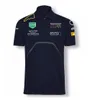 2021 F1 Formula One car LOGO short-sleeved team color-blocking T-shirt Fans team racing clothes car men's POLO shirt summer plus size