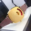 2021 Classic Cartoon Pattern Womens Digital Fashion Quartz Watch with Goldtone Case Ladies Watchs en acier inoxydable Marque de luxe M2971912