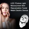 LED 피부 회춘 7 색 LED 조명 얼굴 요법 PDT LED 마스크 마스크 마스크 얼굴 미용 기계 도매