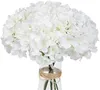 Sztuczne hortensje z 23 cm łodygi 54 Płatki Realistyczne jedwab Hortensja Fałszywe kwiaty na wesele Home Office Party Arches PAF12347