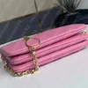 Dicky0750 Handbags chain clutch crossbody bags lady Envelope classic shoulder bag for women fashion chains purse designer handbag cowhide simplicity Wholesale