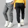 Dzieciowe spodnie swobodne spodnie swetra dla dzieci chłopiec bawełny spodni miękki dna dziecięce sprężyste spodnie 585421975318