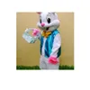 2021 COSTUME MASCOTTE PROFESSIONALE DEL CONIGLIETTO DI PASQUA Bugs Rabbit Hare Adult Fancy Dress Cartoon Suit