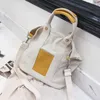 Schoudertassen 2021 Zomer Fashionwomen's Grote Capaciteit Canvas Tas Messenger Luxe Handtassen Dames Designer Tote SAC