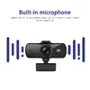 2k HD Auto Focus Webcam Mic Mic Компьютер Ноутбук Мини Широкоугольный Live Stream Веб-камера Съемка YouTube