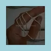 Chokers Kolye kolyeler mücevherler moda sier renk ince klavikula zincir kolye kadınlar için erkekler punk basit parıltılı choker düğün