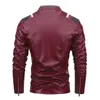 Мужской панк-стиль куртка PU кожаная куртка мужчины мода одежда осеннее пальто мужчины мотоцикл куртка искусственная кожа высокое качество 21111