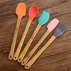 Baking & Pastry Tools Mini Silicone Spatula Scraper Basting Brush Spoon for Cooking Mixing Nonstick Cookware Kitchen Utensils BPA Free Tiktok BM31