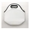 هدية التفاف 10PCS -100PCS الفراغات التسامي قابلة لإعادة الاستخدام النيوبرين الغداء حمل حقيبة معزول أكياس لينة مع تصميم سحاب لمدرسة العمل
