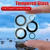 Phone Lens Screen Protector for iPhone 13 12 Mini 11 Pro Max 6s 7 3D Transparent Scratch-Resistant Full Camera Back Tempered Glass Film Rear Len Cover HD Protection Case