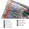 Window Stickers Glitter Wave Patern Heat Transfer Press Cricut Tshirts Film HTV Printing For Clothing Hat Bag Craft Making Designs Dec