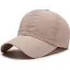 Hohe Qualität Quick Dry Caps Leinwand Hüte Männer Frauen Sommer Outdoor Sport Freizeit Strapback Atmungsaktive Mesh Sonnenhut Baseball Kappe