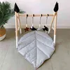 Baby Game Blanket Tree Leaves Floor Carpet Soft Cotton Climbing Pad Play Mat for Infants Children's Room Decoration 210402