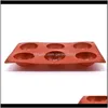 Moulds Mold Chocolate Cake Jelly Pudding Half Round Candy Non Stick Bpa Sile Molds For Baking Wb3228 Ycqxp Grx2H