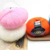 1 PC Moher Fluffy 25g Dzianiny Moda Baby Soft Koronki DIY Knitting Crochet Supersoft Błyszczący Przędza Luksusowa Wąsy Wełna Barwiony Y211129