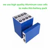 steel case 48V 200Ah 180Ah 160Ah 150Ah 130Ah 120Ah 100Ah Lifepo4 battery for 5000w motorhome solar system boat RV+10A Charger