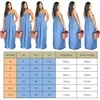 Mulheres Lady Boho Backless Dress Senhoras Baggy Denim Jeans Maxi Vestidos Soltos Strapless Vestidos Plus Size S-XXXL