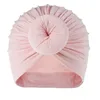 Bébé Donut Chapeau Nouveau-Né Élastique Coton Bonnet Arc Multi Couleur Infantile Turban Chapeaux Bébé Bandeau