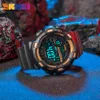 SKMEI Outdoor Military LED Back Light Electronic Men Clock Watch Countdown Calendar Waterproof Sport Watches reloj hombre 1243 X0524