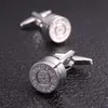 BUFF LINKS TERNO DE NEGￓCIO CAMISL CUFFLINKS SLUVE BOTON BURCH Gun Business Suact Top Jewelry