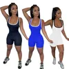 12 FarbenDesigner Sommer-Freizeit-Trainingsanzug für Damen, kurz, 2 zweiteilige Outfits, ärmellos, Yoga-Shorts, Sportbekleidung