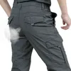 S-5XL Mężczyźni Casual Cargo Spodnie Klasyczne Piesze wędrówki Trekking Army Taktyczne Spodnie dresowe Kamuflaż Military Multi Pocket Spodnie H1223