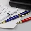 Business Office Metal Ballpoint Pen Signature Black Rotary Neutral Kawaii Stationery Custom Logo Luxury Designer Netflix Account Pens
