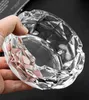 Crystal glass octagonal ashtray creative personality Gold Creative Circular Simple Home Living Room Decoration Ash trays