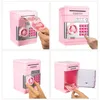 Electronic Piggy Bank ATM Password Money Box Cash Coins Saving Box ATM Bank Safe Box Automatic Deposit Banknote Christmas Gift X077197946