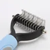 Pet Hair Shedding Comb Hair Removal Comb for Dog Cat Open Knot Knife Brush Tool Dog Flea Combs Fur Shedding Finishing Combs With OPP Bags Free DHL