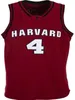 Maillot de basketball universitaire personnalisé Harvard Crimson Noah Kirkwood Chris Lewis Bryce Aiken Justice Ogbor Ciaran Brayboy Josh Hemmings Spencer Freedman Jeremy Lin