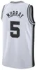 Uomo Donna Bambini Serigrafia Tony Parker Jersey 9 Basket Manu Ginobili 20 Bruce Bowen 12 David Robinson 50 Tim Duncan 21 Thaddeus Young Al-Farouq Aminu 5