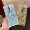 Case di telefono glitter in cristallo trasparente per Huawei P40 Pro P30 Lite Hono