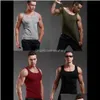 Sous-vêtements pour hommes Vêtements Drop Livraison 2021 Gros hommes Slim Plain Basic Fit Débardeurs Gilet sans manches Sports Gym Tshirt Undershirt Blouse HB