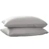 US Stock Pillow Case 2pcs Magic Strecth Frolvícula Bedding Bedding Travesseiro Tamanho Padrão Tamanho Luz Grey344q
