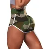 Camouflage Shorts 2021 Women's Tie-dye Printed Hip Lifting Fitness Casual Yoga Pants