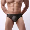 Onderbroek zomer heren sexy zien doorslagen mesh stretchy naadloze mannen slipje effen kleur ultradunne ondergoed transparant