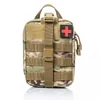 Neue hochwertige taktische Erste-Hilfe-Pakete MOLLE Rip Away EMT Erste-Hilfe-IFAK-Beutel Medizinischer 600D-Nylon-Leerbeutel 7 Farbauswahl
