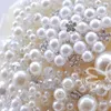 100% handgefertigte Elegante Perlen Patchwork Luxus Hochzeit Blumen für Braut Brautsträuße Hand Dekoration Dekorative Kränze