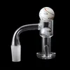 DHL!! Flat top Smoking Terp Slurper Quartz Banger with Glass Marble Set 10mm 14mm 18mm Male Female Nails For Water Bongs