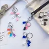 Resin Candy Keyring Colorful Lovely Bear Keychain Cartoon bears Dangles Pendant Cute Girl Dangle 6 colors