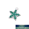 ZHUKOU oro / argento colore CZ orecchini stella di cristallo charms piccolo ciondolo per accessori per la creazione di gioielli forniture all'ingrosso VD837 Prezzo di fabbrica design esperto Qualità