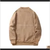 Sweatshirts Kläder Kläder Drop Leverans 2021 Höst Hoody Sweatshirt Män Casual Camouflage Pocket Sport Shirts O-Neck Winter Mens Sportw