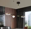 Moderne lampade a sospensione a LED per soggiorno Sala da pranzo Luci decorative Apparecchi di illuminazione a sospensione per interni Home Oro nero