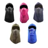 Casquettes de cyclisme masques hiver chaud vélo visage masque cou écharpe filtres à charbon actif thermique polaire cagoule vélo imperméable bonnets