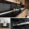 Premium Marble PVC防水自己接着剤壁紙DIY家具キャビネットワードローブリノベーションホーム装飾キッチンバスルームステッカーRH3575