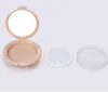 Portable Ultra-Thin Cosmetic Powder Case Box with Mirror Empty Loose Powders Jar Sifter Pink White Color SN3893