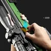 AWM Sniper Toy Gun Blaster Manual Airsoft Pistola de pistola com conchas macias de bala para adultos CS Lutando jogos ao ar livre