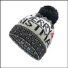 Beanie/Skl Caps Hats & Hats, Scarves Gloves Fashion Aessories 6 Colors Ly Arrival Autumn Knitted Beanie Warm Skl Woolen Hat Christmas Men An