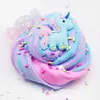 100 ml Unicorn Puff Slime Plastik Kil Açık Renkli Modelleme Polimer Kum Kabarık Hamuru Sakız El Yapımı Oyuncak 0368